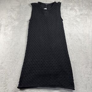 NWT Sanctuary Women's Slip Lined Summer Shell Eco Natural Dress Black Size Small